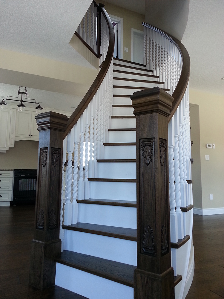 Example of New Custom Stairs - link to Custom Stairs Page